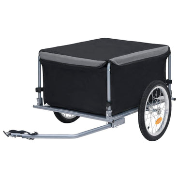 Bike Cargo Trailer Black and Grey 65 kg