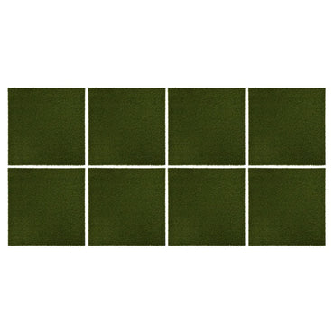 Artificial Grass Tiles 8 pcs 50x50x2.5 cm Rubber