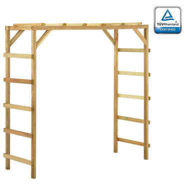Outdoor Climbing Rack 170x60x170 cm Solid Pine Wood