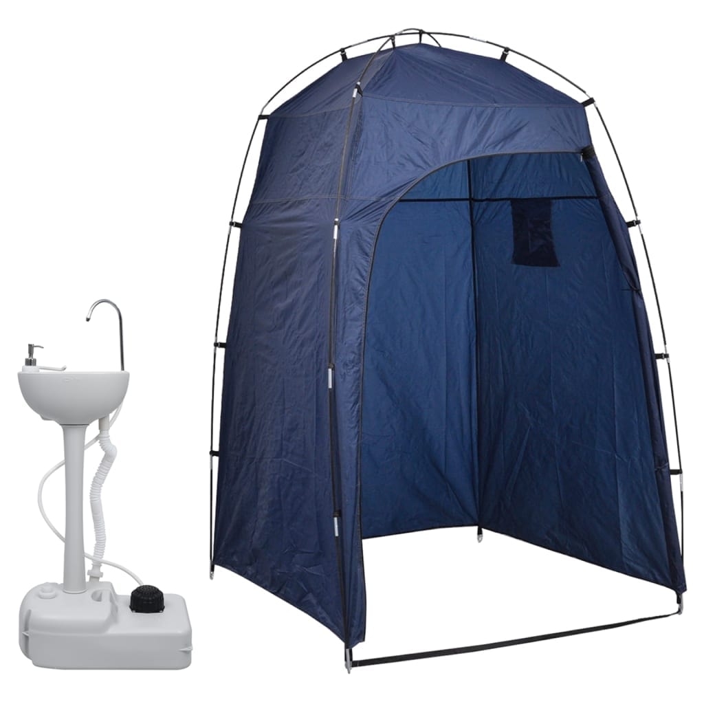 Portable Camping Handwash Stand with Tent 20 L (30139+91019)