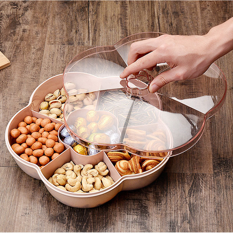 Flower Shape Snack Candy Tray