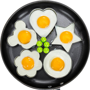 Stainless Steel 5 Style Egg Mold