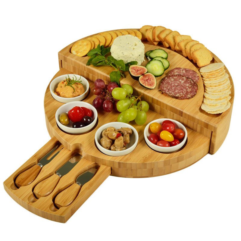 Cheese Board Cutlery Cutter Set