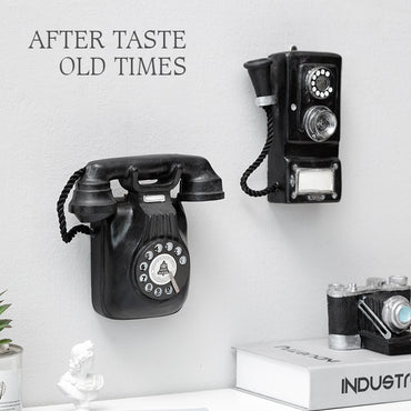 Retro Wall Phone Decoration