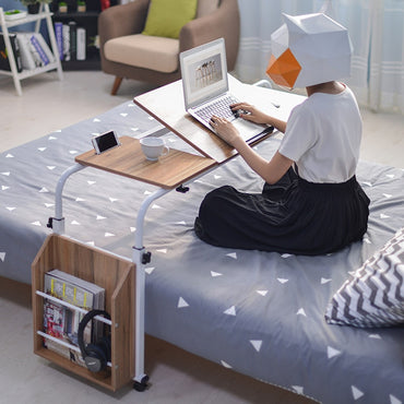 Cross Bed with Desktop Computer Table