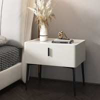 White Bedroom Nightstand Storage
