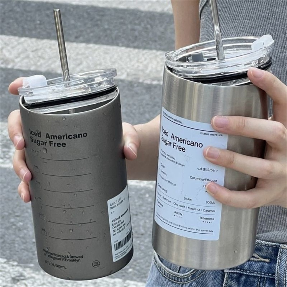 Stainless Steel Double -layer Coffee Cups