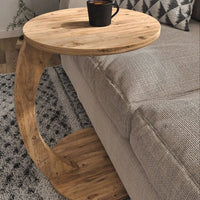 C Shaped Wooden Nesting Table