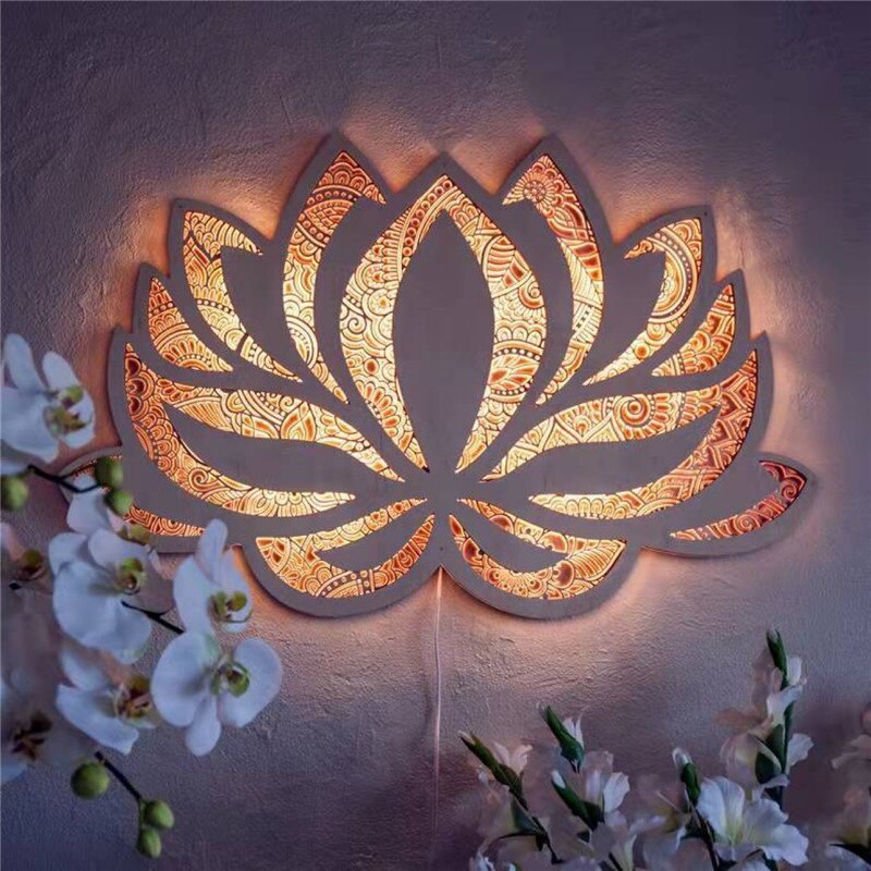 1PC Lotus Flower Room Decorative Ornament