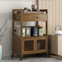 Vintage Solid Wood Auxiliary Unit