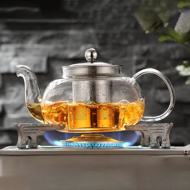 Heat Resistant Large Glass Teapot