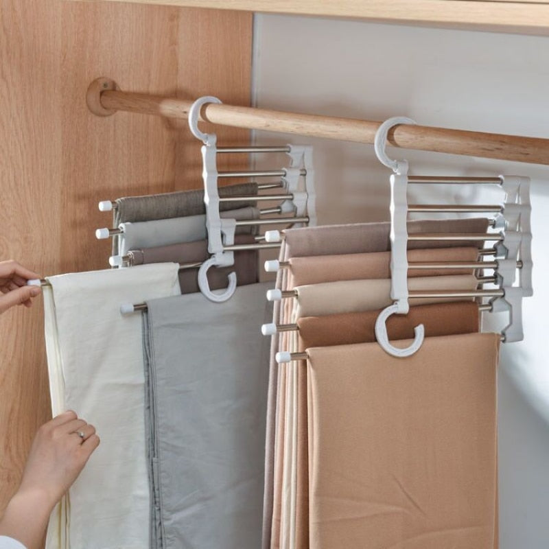 5 In 1 Stainless Steel Folding Storage Rack