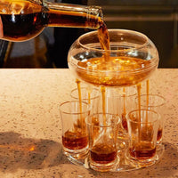 6 Shot Glass Holder Rack