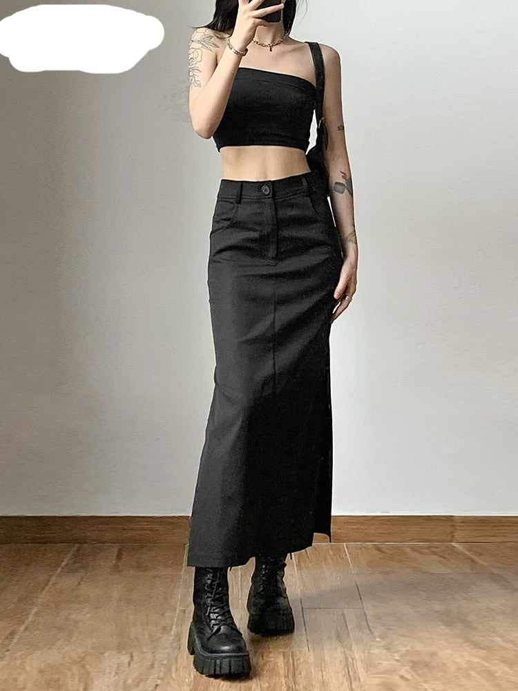 Cool Slim Fit Long Skirt