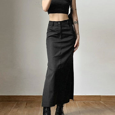 Cool Slim Fit Long Skirt