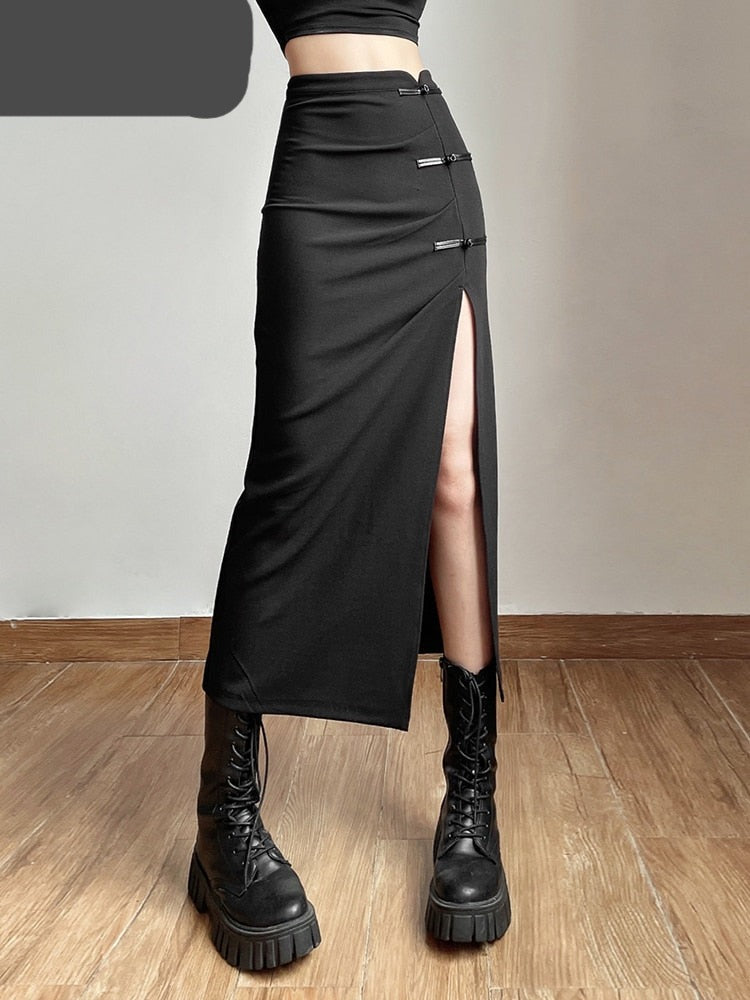 Split Ankle Length Skirt