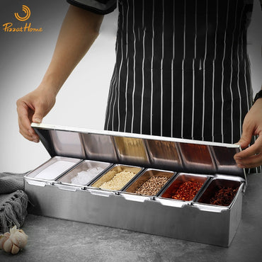 Stainless Steel Seasoning Box