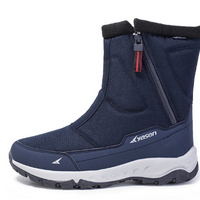 Winter Men's Side Zipper Hiking Snow Boots