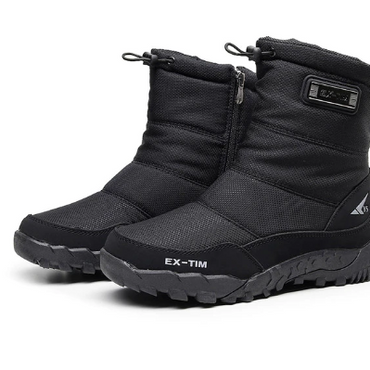 Winter Men's Side Zipper Hiking Snow Boots