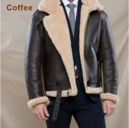 Stylish Fleece Lined Men's Winter Warm Jacket