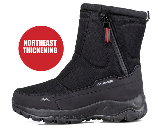 Men's Winter Warm Mid-Calf Snow Boots