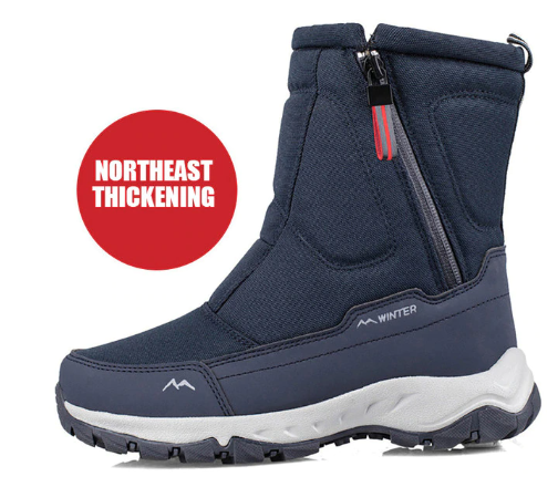 Men's Winter Warm Mid-Calf Snow Boots