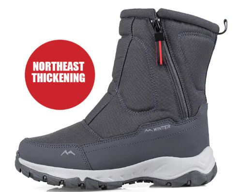 Men's Winter Warm Mid-Calf Snow Boots