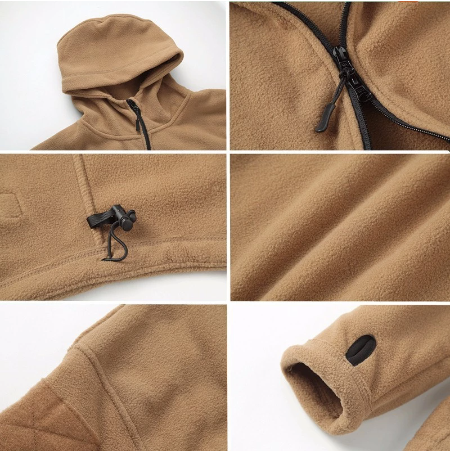 Winter Fleece Soft Shell Military Outdoor Jacket