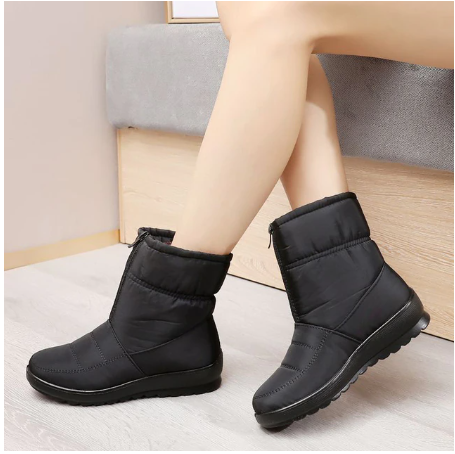 Women's Non-slip Waterproof Plush Ankle Boots