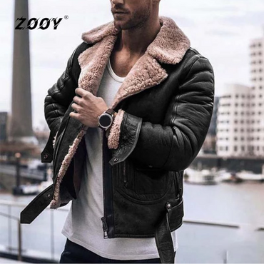 Ultra Cool Fur Lined Men's Winter Warm Jacket