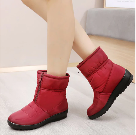 Women's Non-slip Waterproof Plush Ankle Boots