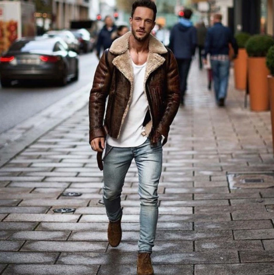 Ultra Cool Fur Lined Men's Winter Warm Jacket