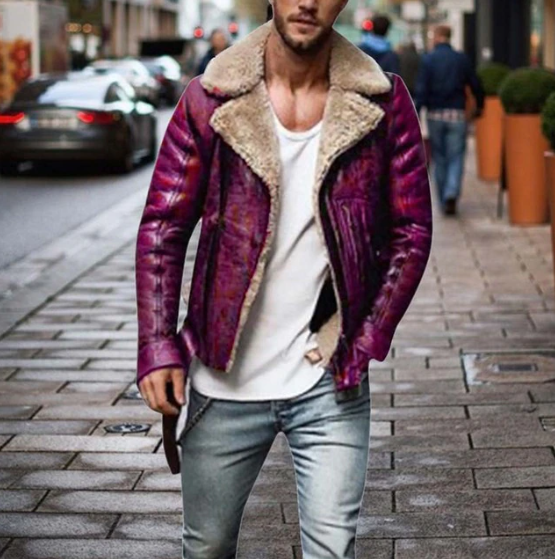 Ultra Cool Fur Lined Men's Winter Warm Jacket