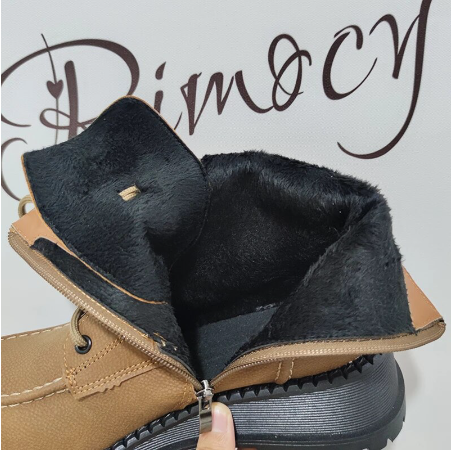 Ladies Winter Warm Plush Non-Slip Wedges