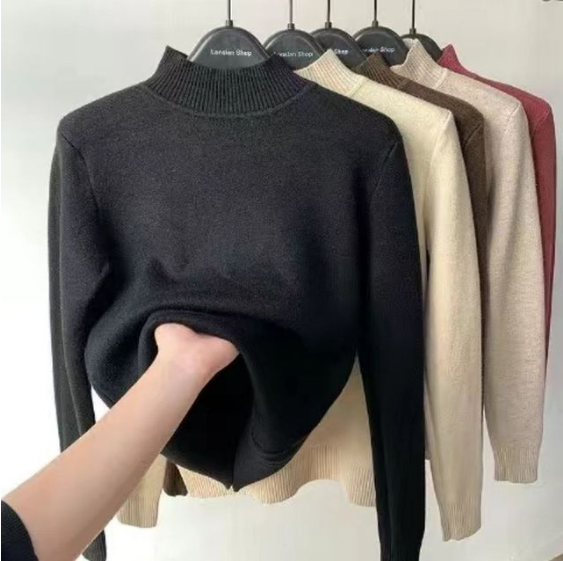 Elegant Super Warm Thick Ladies Turtleneck Sweater