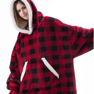 Fleece Lined Winter Blanket Oversized Hoodies