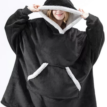 Fleece Lined Winter Blanket Oversized Hoodies