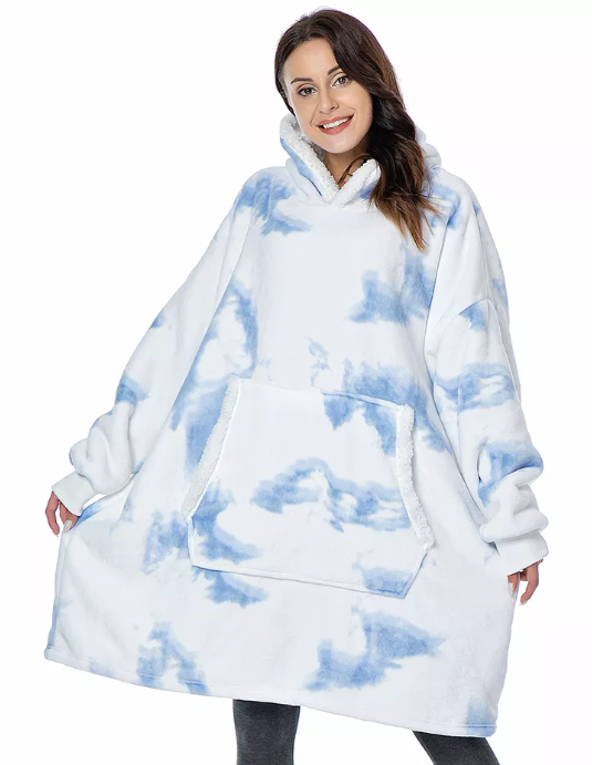 Fleece Lined Winter Blanket Oversized Hoodies