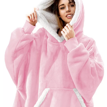 Fleece Lined Winter Blanket Oversized Hoodies