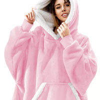 Fleece Lined Winter Blanket Oversized Hoodies