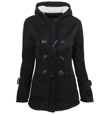 Ladies Hooded Winter Warm Long Coat