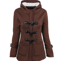 Ladies Hooded Winter Warm Long Coat