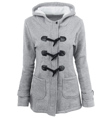 Ladies Hooded Winter Warm Long Coat