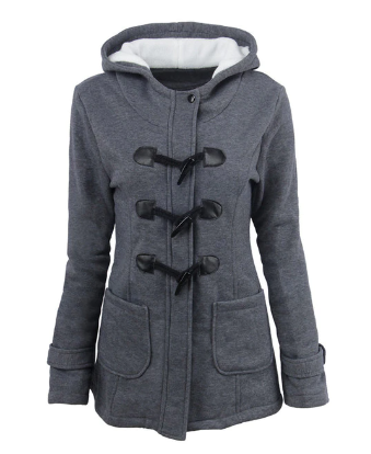 Ladies Hooded Winter Warm Long Coat