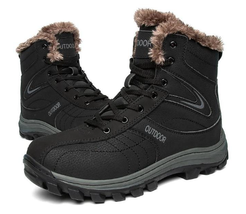 Winter Anti Slip Plush Warm Snow Boots