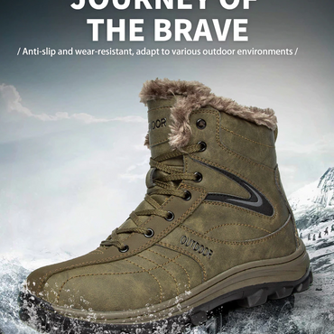 Winter Anti Slip Plush Warm Snow Boots