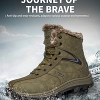 Winter Anti Slip Plush Warm Snow Boots