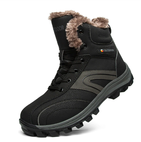 Plush Outdoor Waterproof Ankle Boots