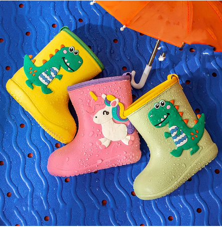 Children's Dinosaur Waterproof Boots