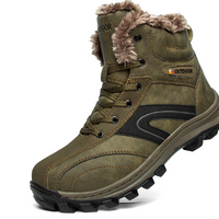 Plush Outdoor Waterproof Ankle Boots
